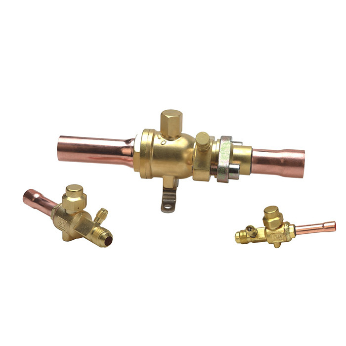 DN4-DN100 วาล์วลูกกลมเครื่องเย็น / วาล์วลูกกลมสําหรับ 0-4.5 MPa ความดัน -40°C+150°C