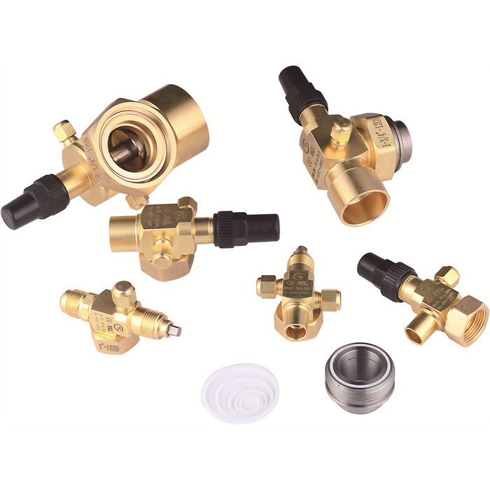 DN4~DN50 วาล์ว Rotolock สําหรับระบบปรับอากาศและเครื่องเย็น ความดัน 0~4.5 MPa