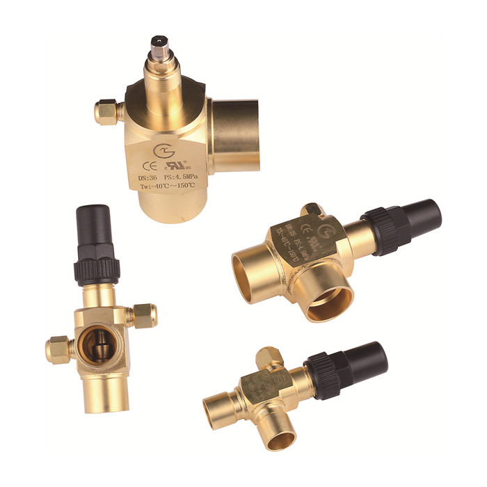 วาล์วมุมเย็นสําหรับสื่อ CFC HCFC HFC R717 มีอายุการใช้งานยาวและความดัน 9.5MPa