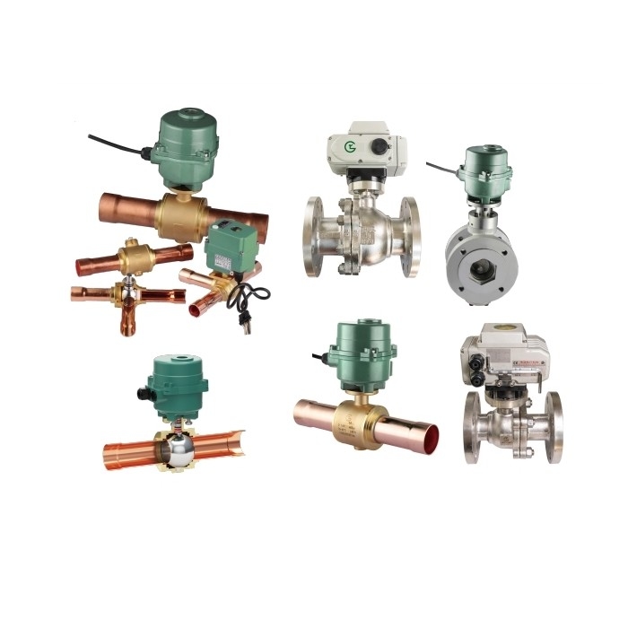 วาล์วขยายไฟฟ้าความแม่นยําสําหรับ CFC HCFC HFC เครื่องเย็นที่มี IP67 การจัดอันดับ R134a วาล์วขยาย