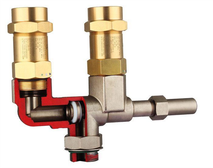 การติดตั้งง่าย HFC HCFC วาล์วเย็นสําหรับระยะอุณหภูมิ -29C 140C